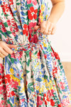 Iris Belted Floral Dress