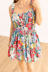 Iris Belted Floral Dress