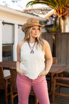 The Yala Top in Cream