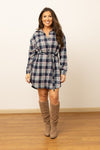 Flannel Shirt Dress