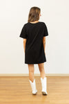 Cowboys T-Shirt Dress, Black