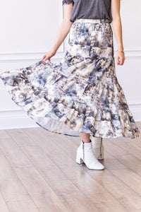 Cowgirl Romance Tiered Maxi Skirt