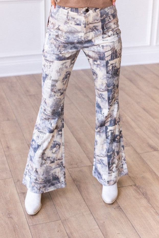 Bronco Belle Flare Leg Pants