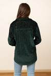 Kathryn Classic Button-Up, Green Velvet