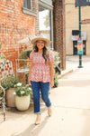 Floral Smocked Blouse