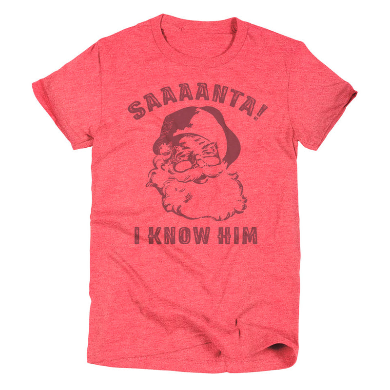 SAAAANTA! I Know Him | Kid's T-Shirt | Ruby’s Rubbish®