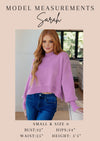 Sunset Serenade Split Neck Blouse in Honey