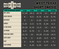 West Texas Short Onesie