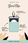 Healthcare Heroes SaniClip Hand Sanitizer Holder - made to order
