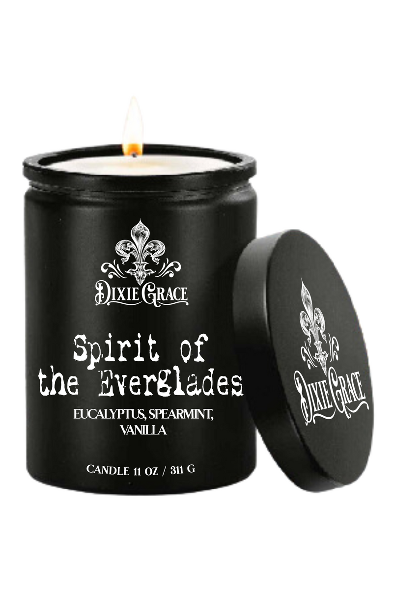 Spirit of the Everglades - 11 oz Glass Candle - Cotton Wick