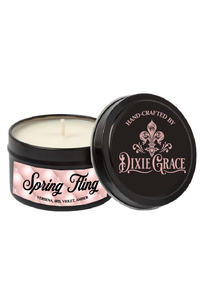 Spring Fling - 8 oz Candle Tin - Cotton Wick