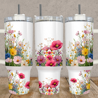 Spring Meadow 40 oz Tumbler