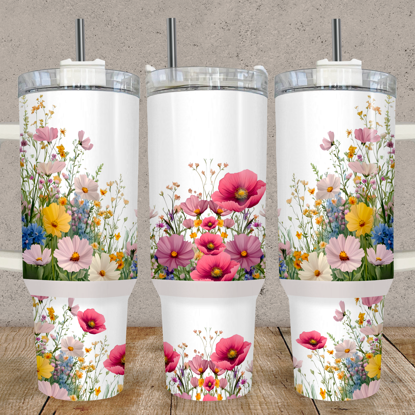 Spring Meadow 40 oz Tumbler
