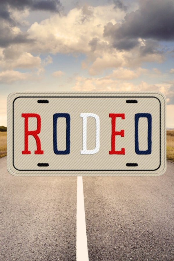 Rodeo License Embroidered Patch - ETA 4/29