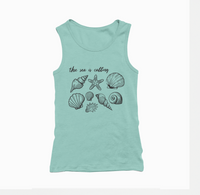 The Sea Is Calling Toddler Graphic Tank