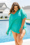 Warm Days, Cool Nights Cover Up in Kelly Green