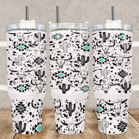 Western Splatter 40oz Tumbler