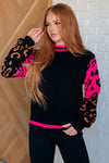 Wild About You Animal Print Sweater