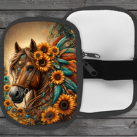Wild Sunflower Zippered Pouch/Bag For 40oz Tumbler
