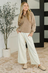 You Should Know Half Zip Pullover in Deep Camel