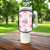 Strawberry Picnic Zippered Pouch/Bag For 40oz Tumbler