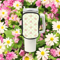 Garden Tea Zippered Pouch/Bag For 40oz Tumbler