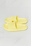 MMShoes Arms Around Me Open Toe Slide in Yellow