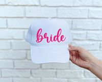 Bride DTF Printed Trucker Hat