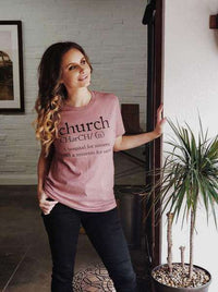 Church Definition | Christian T-Shirt | Ruby’s Rubbish®