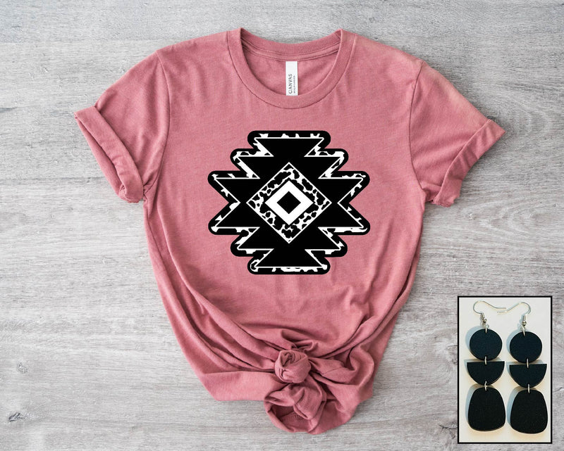 Cow Print Aztec