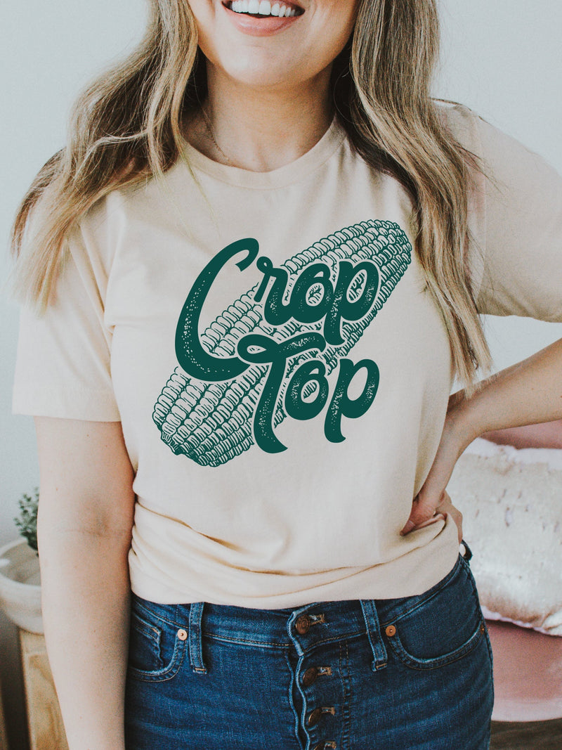 "Crop Top" Corncob | Southern T-Shirt | Ruby’s Rubbish®