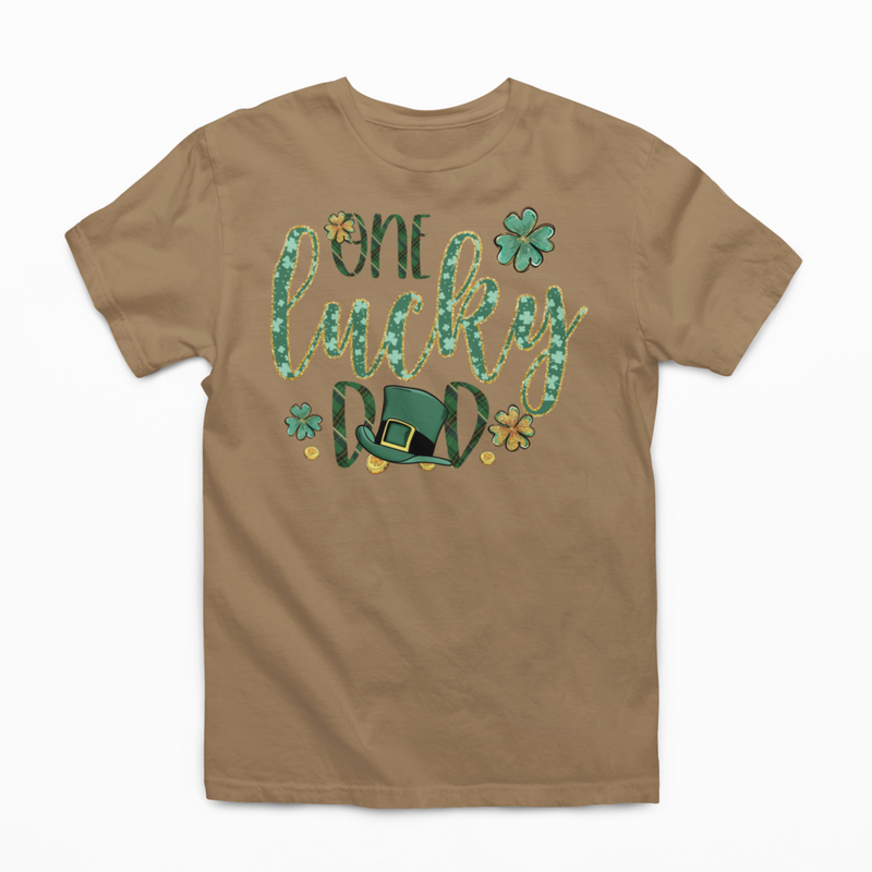 One Lucky Dad St. Patricks Day Graphic Tee