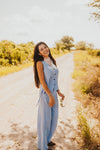 The Rio Linen Set in Blue