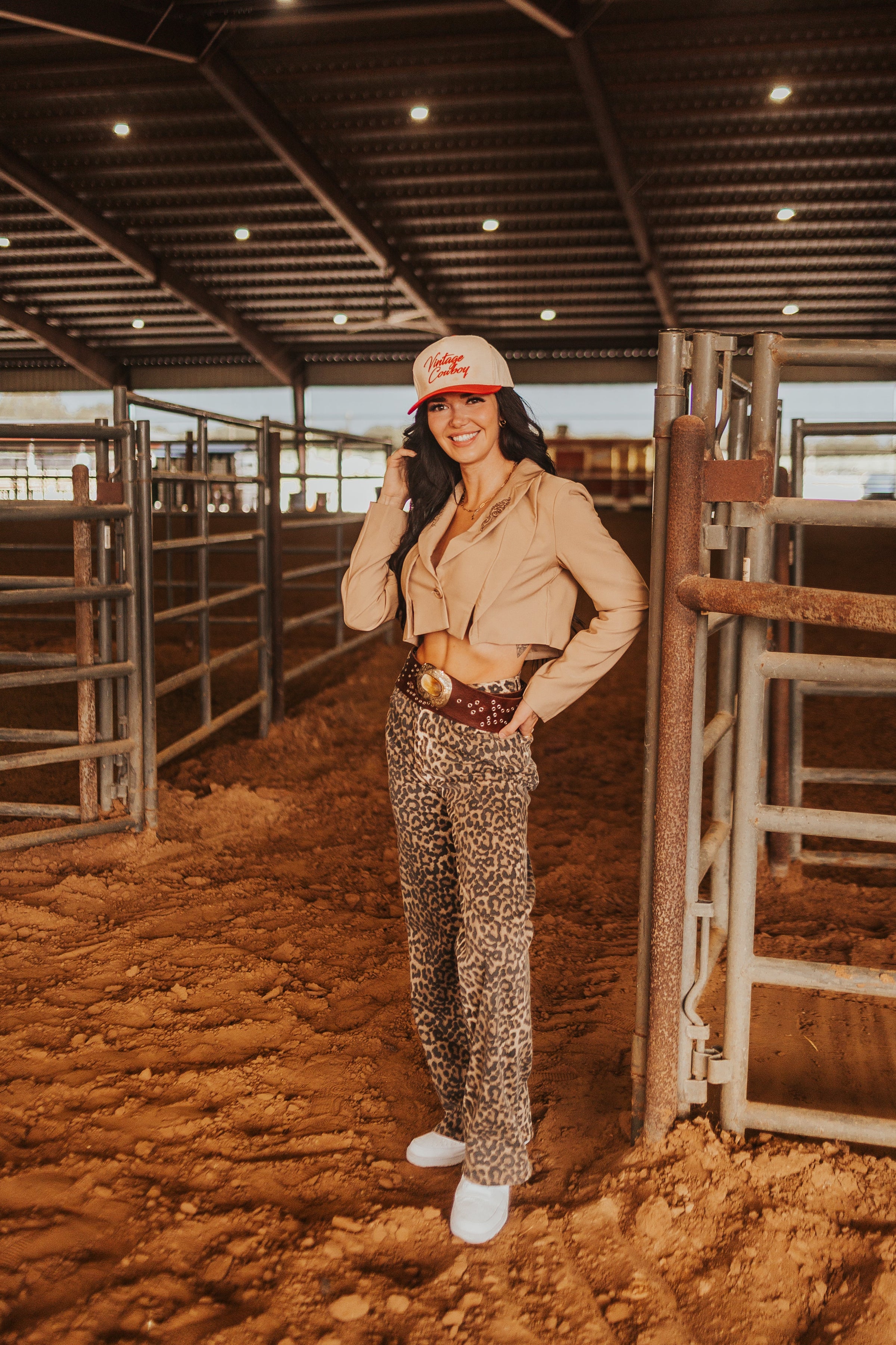 The Heidi Leopard Jean