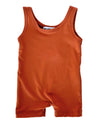 Gigi Bikeshort Romper - Rust