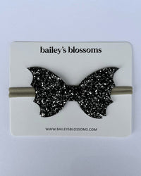 Glitter Bat Headband