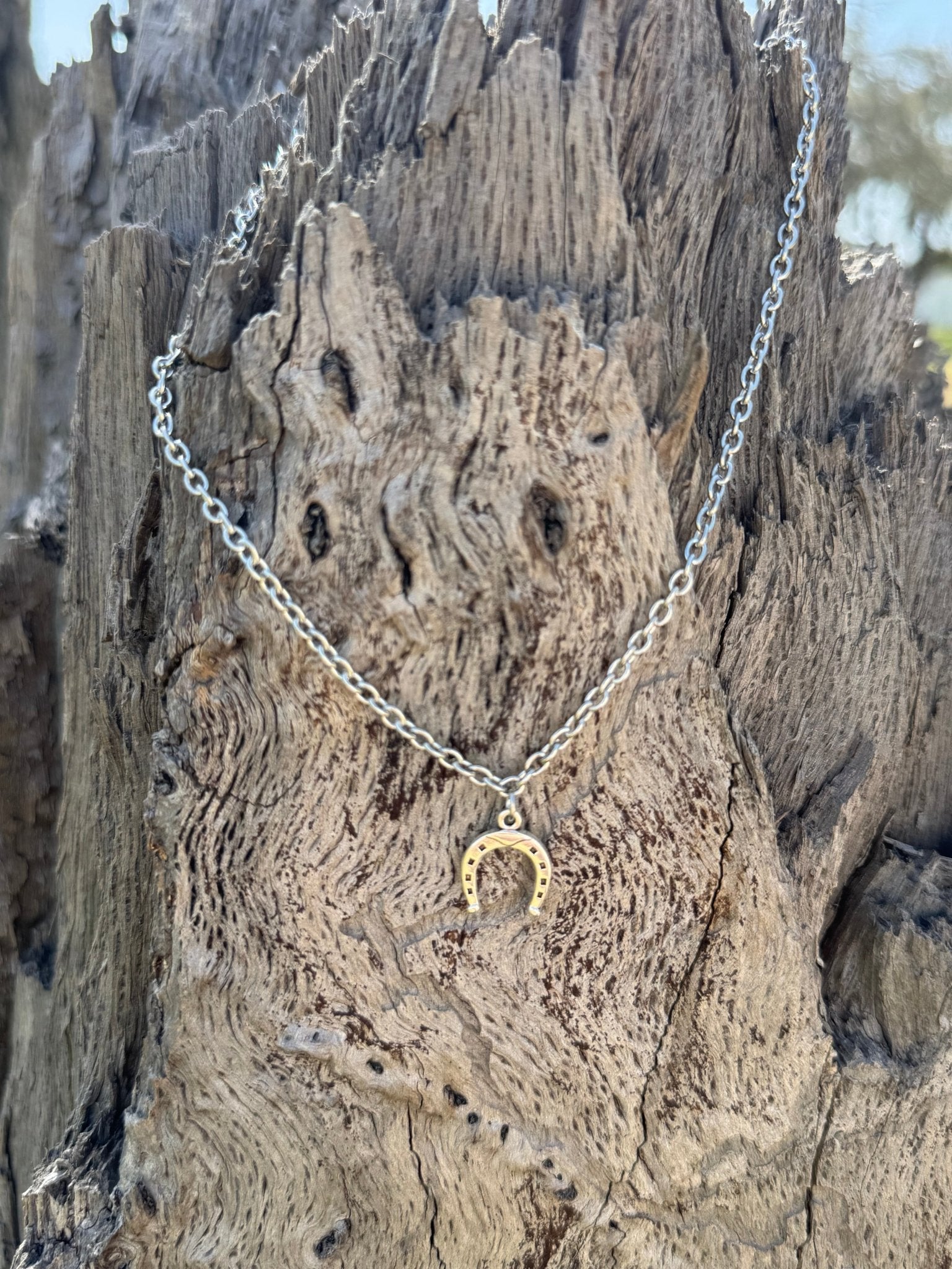 Horseshoe Pendant Necklace