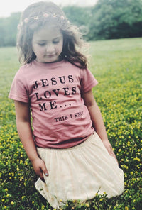 Jesus Loves Me | Kid's T-Shirt | Ruby’s Rubbish®