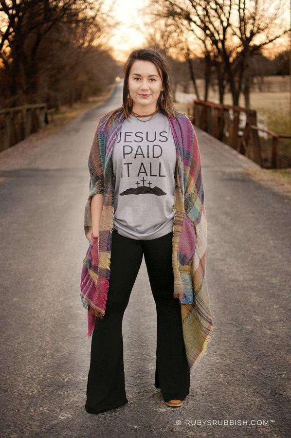Jesus Paid It All | Easter T-Shirt | Ruby’s Rubbish®