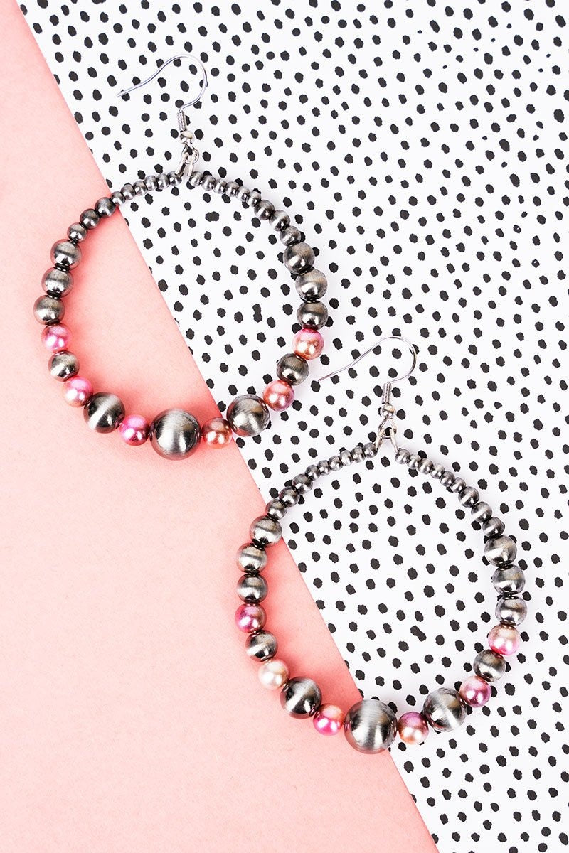 Amelia Round Bead Earrings
