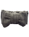 Large Knit Bow Headband - Sage