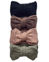Large Knit Bow Headband - Sage