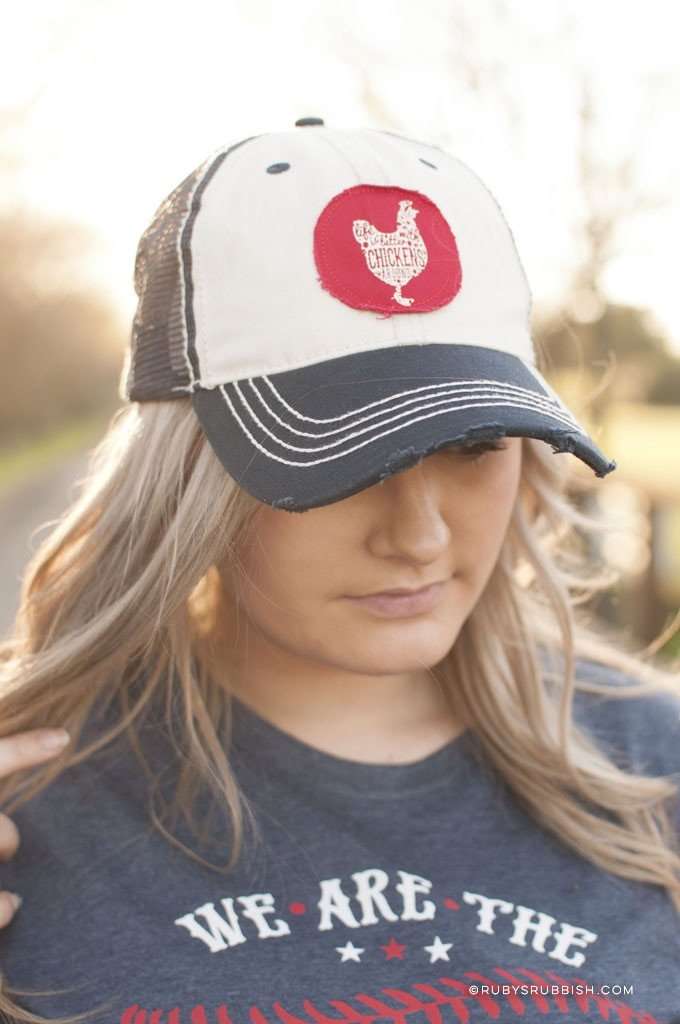 Life Is Better With Chickens Around | Southern Hat | Ruby’s Rubbish®