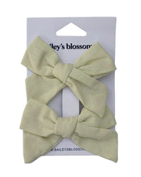 Linen Cotton Piggie Sets - Cream