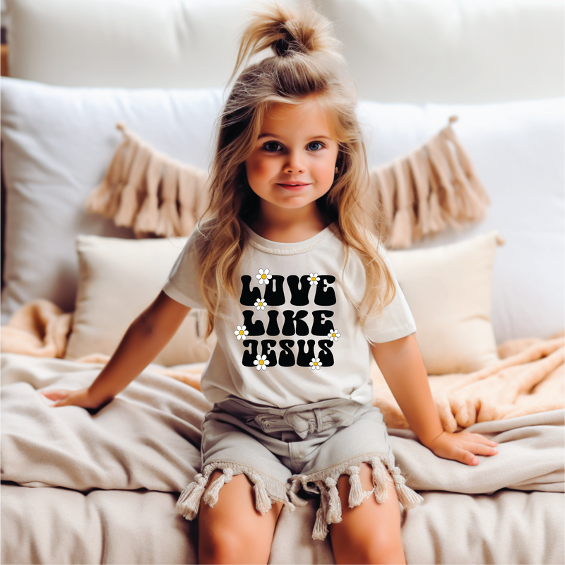 Love Like Jesus Cream Tee