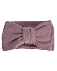 Messy Bow Headwrap - Saddle