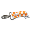 Orange and White Checkerboard LippyClip® Lip Balm Holder