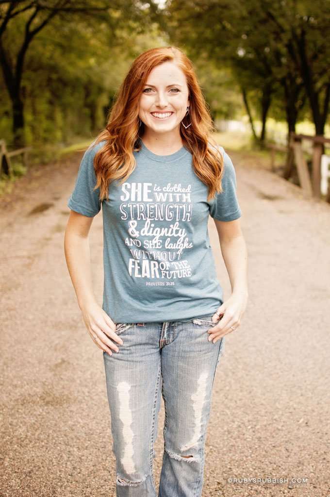 She Is Clothed | Women’s T-Shirt | Ruby’s Rubbish®