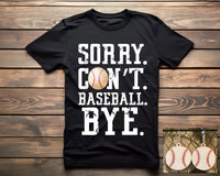 Sorry. Can't. Baseball.