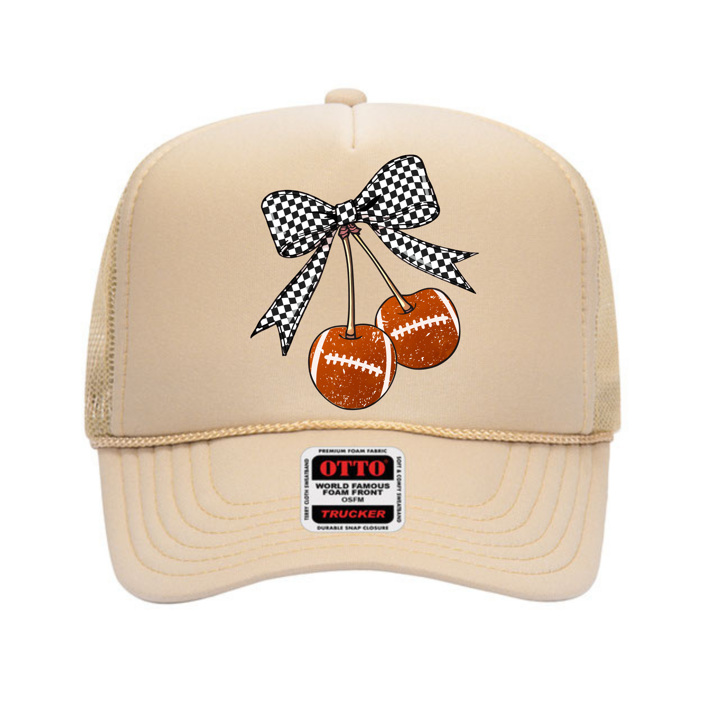 Football Cherries Trucker Hat